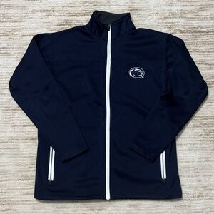 Penn State Nittany Lions Navy Blue Full-Zip Jacket with Logo Size Medium NCAA